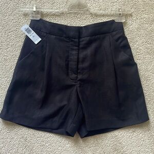 Wilfred by Aritzia black linen shorts NEW WITH TAGS